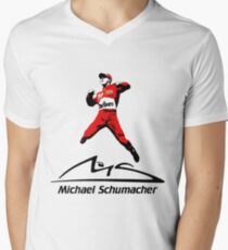 Schumacher jump Men's V-Neck T-Shirt