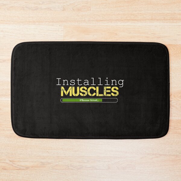 Item preview, Installer des muscles, veuillez patienter Gym drôle, mots inspirants et motivants, cadeau de citati designed and sold by HortonHarmon17.
