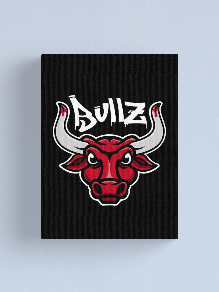 Throwback Bulls Canvas Print for Sale by rpardo7