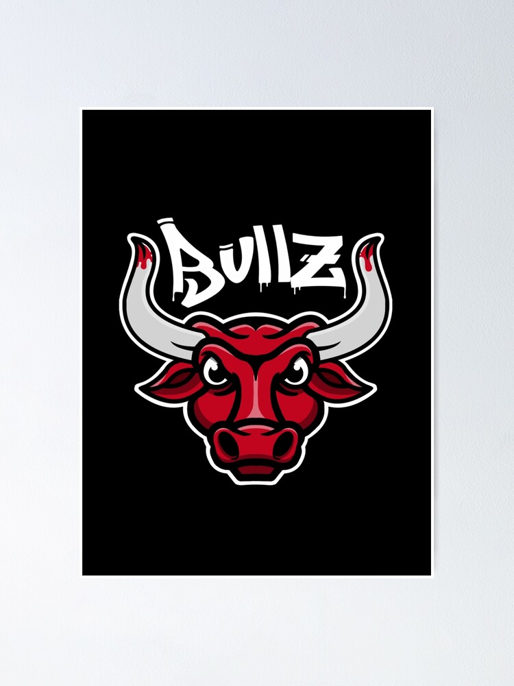 NBA Chicago Bulls Logo Mini Backpack Black/red