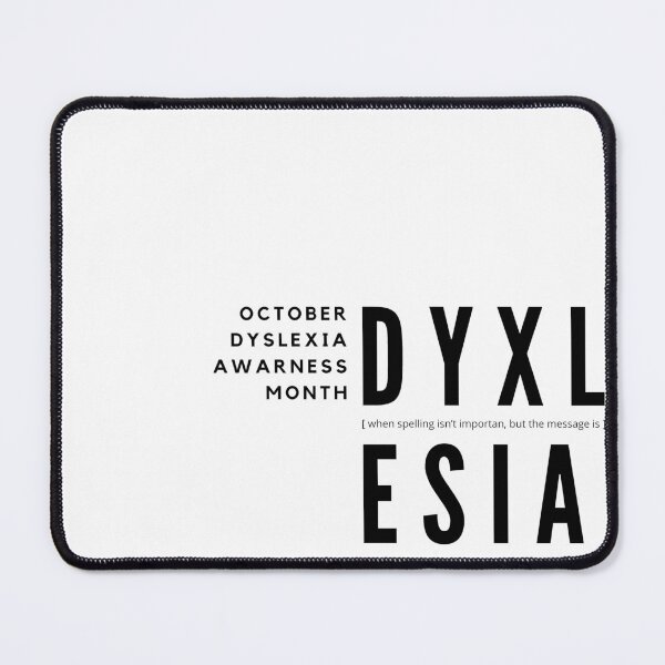 Item preview, October dyslexia awareness month designed and sold by Lillieoandco.