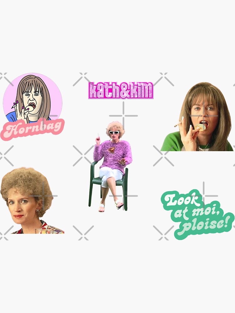 "Kath And Kim Sticker Set" Sticker For Sale By Rose112 | Redbubble