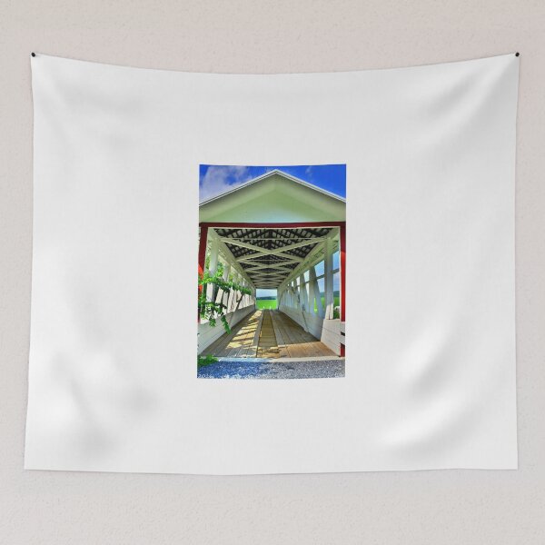Item preview, Osterburg Bowser Covered Bridge designed and sold by LisaWootenPhoto.