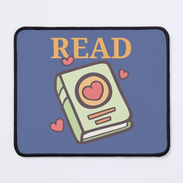 Item preview, Read with book and hearts designed and sold by DKVanOss.