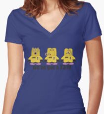 Camiseta entallada de cuello en V Tenemos un 2319