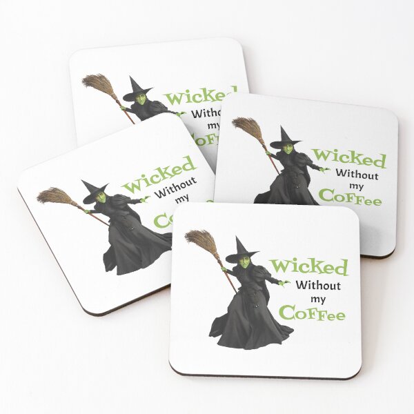 Item preview, Wicked without my coffee green wicked witch halloween coffee lover humour designed and sold by portrait4you.