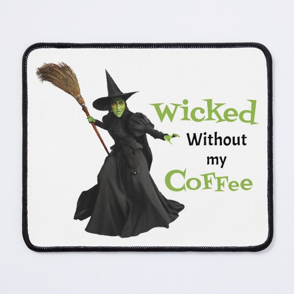 Item preview, Wicked without my coffee green wicked witch halloween coffee lover humour designed and sold by portrait4you.