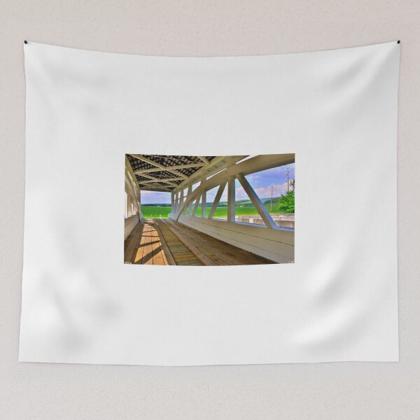 Item preview, Spectacular View From Osterburg-Bowser's Covered Bridge designed and sold by LisaWootenPhoto.