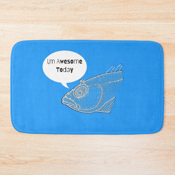 Item preview, Funny I'm Awesome Today Fish Head Gifts designed and sold by Willyboy16.