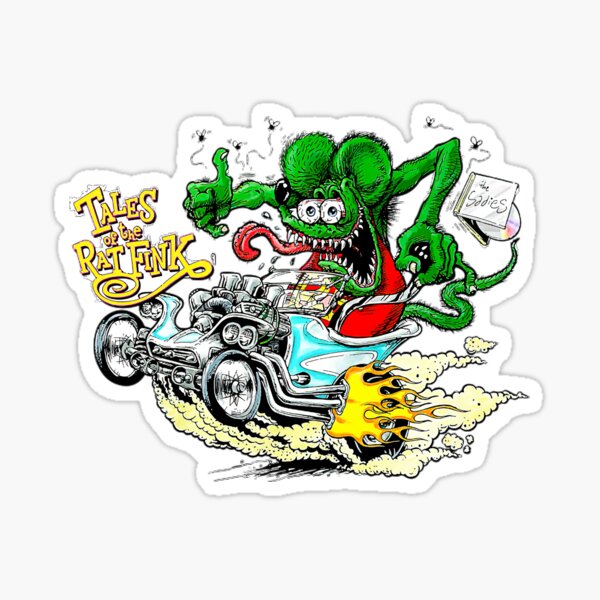 24 Hours To Serve You 2 Pack Rat Rod Hot Rod Sexy Girl Pin Up Racing Sticker Racing Rat Fink