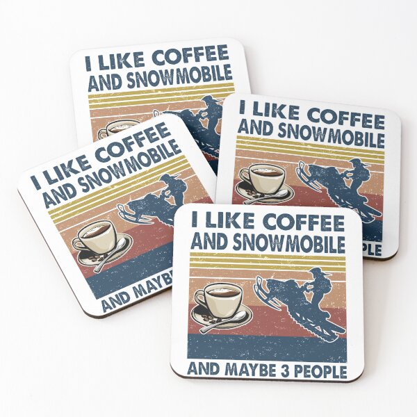 Item preview, I like coffee and Snowmobile and maybe 3 people designed and sold by tuyetnhung98.