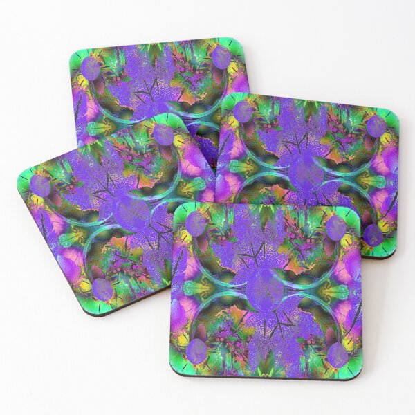 Item preview, Vibrant Psychedelic Abstract Seamless Pattern,6, graphic psychedelic abstract art, trippy graphic psychedelic arte abstracto designed and sold by Adri Barnard.