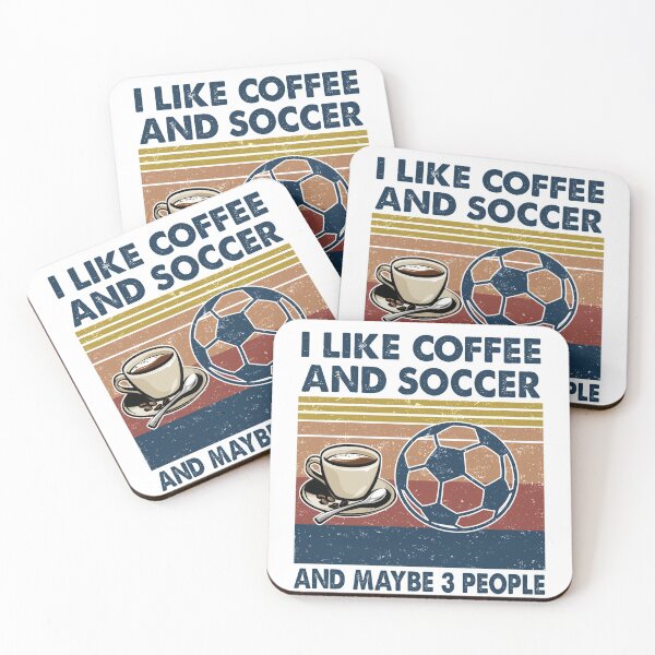 Item preview, I like coffee and Soccer and maybe 3 people designed and sold by tuyetnhung98.