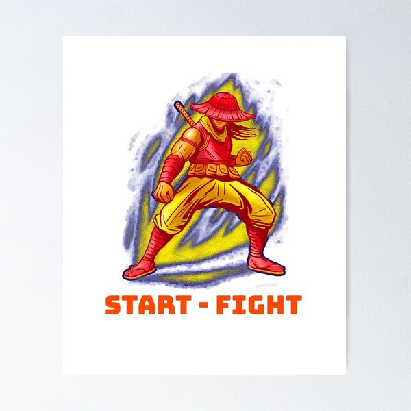 Item preview, Martial Arts Start Fight designed and sold by EemWal.