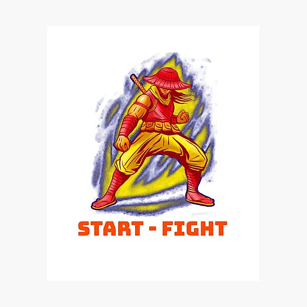 Item preview, Martial Arts Start Fight designed and sold by EemWal.