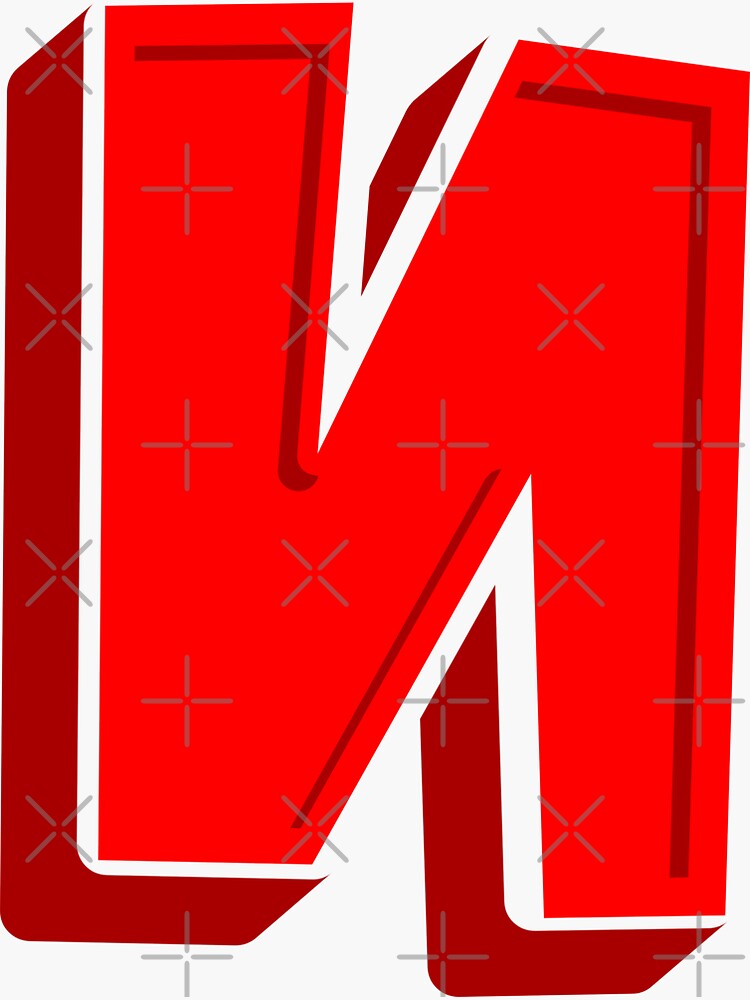 "Backwards Letter N Alphabet" Sticker for Sale by ZiesMerch Redbubble