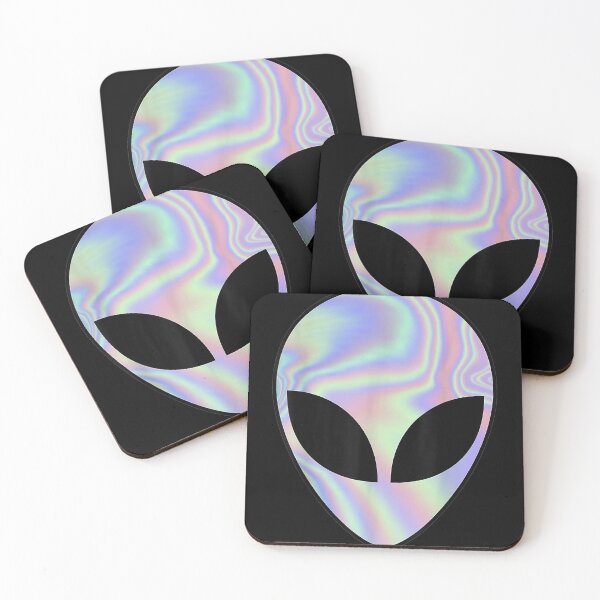 Item preview, Alien Head Colorful Alien Rave Believe Ufo designed and sold by MuratshiMana.