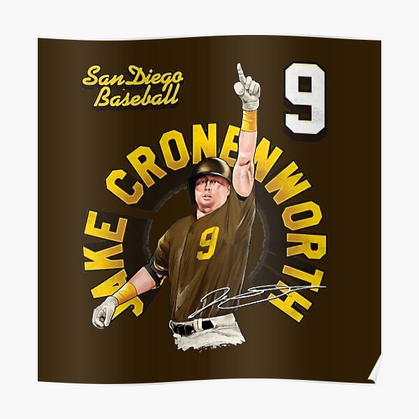 Jake Cronenworth Baseball Paper Poster Padres - Jake Cronenworth - Posters  and Art Prints