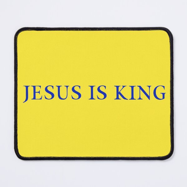 Item preview, Jesus is King - Kanye West (Blue on Yellow) designed and sold by Fox Newton.