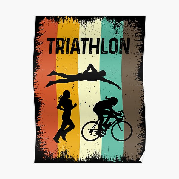 Retro Triathlon Posters for Sale |