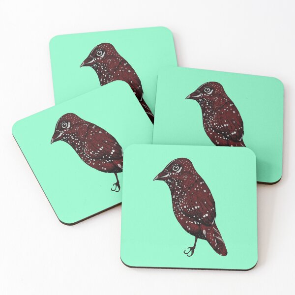 Item preview, The Bird with Red Feathers designed and sold by AnnieHines.