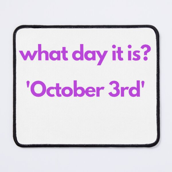 Item preview, what day it is ? october 3rd |National Boyfriend Day designed and sold by covid50.