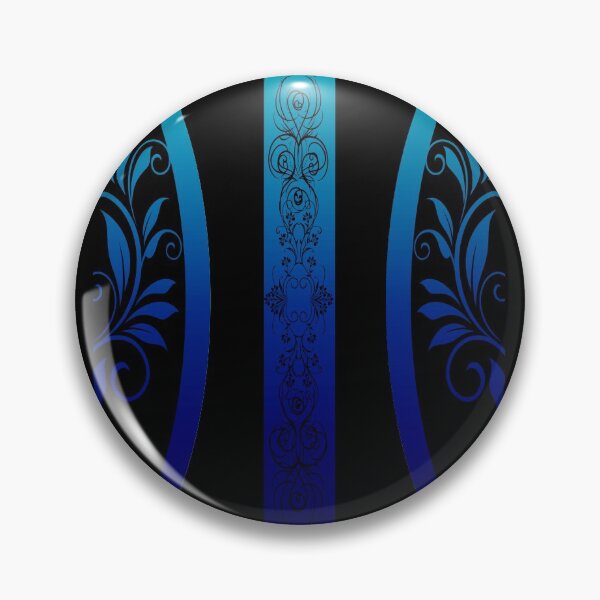 Item preview, Black and Blue Hourglass ornate design designed and sold by jcad216.