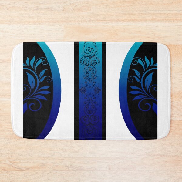 Item preview, Black and Blue Hourglass ornate design  designed and sold by jcad216.
