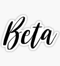 beta Sticker