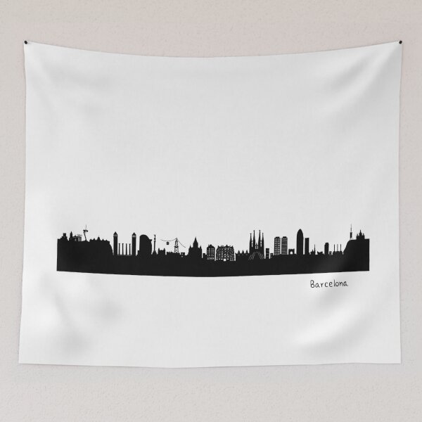 Item preview, Skyline Barcelona designed and sold by Anartsketch.