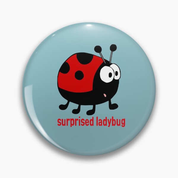 Item preview, surprised ladybug designed and sold by mostheristore.