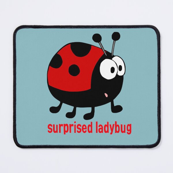 Item preview, surprised ladybug designed and sold by mostheristore.
