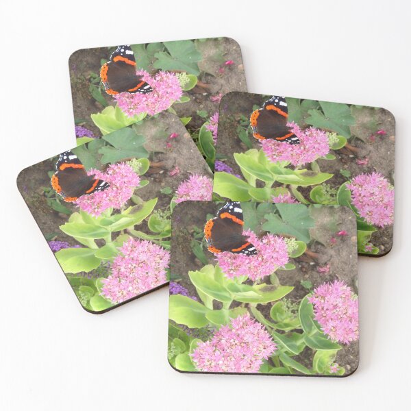 Item preview, Red Admiral and Ice Plant designed and sold by wiggyofipswich.