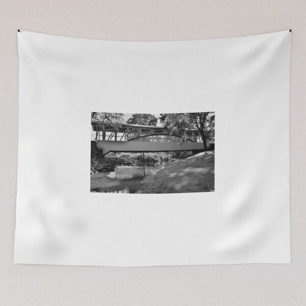 Item preview, Dr. Knisley Covered Bridge Black And White designed and sold by LisaWootenPhoto.