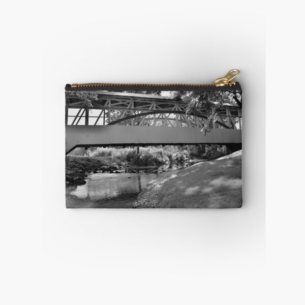 Item preview, Dr. Knisley Covered Bridge Black And White designed and sold by LisaWootenPhoto.