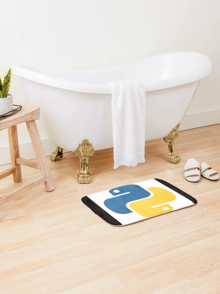 Thumbnail 2 of 6, Bath Mat, Programmation Python Poster designed and sold by BentleyGordon4.