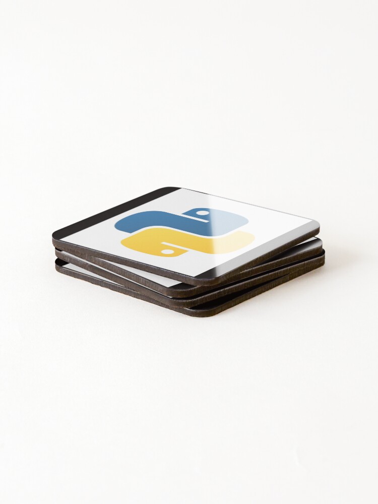 Thumbnail 4 of 5, Coasters (Set of 4), Programmation Python Poster designed and sold by BentleyGordon4.