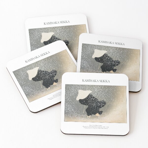 Item preview, KAMISAKA SEKKA · Snow from Momoyogusa Flowers of a Hundred Generations · Japanese vintage illustration designed and sold by FrostMintStudio.