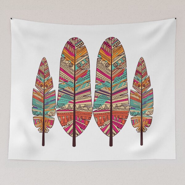 Item preview, Plumas Diseño Rústico Bohemio Colorido designed and sold by JellyBeenzz.