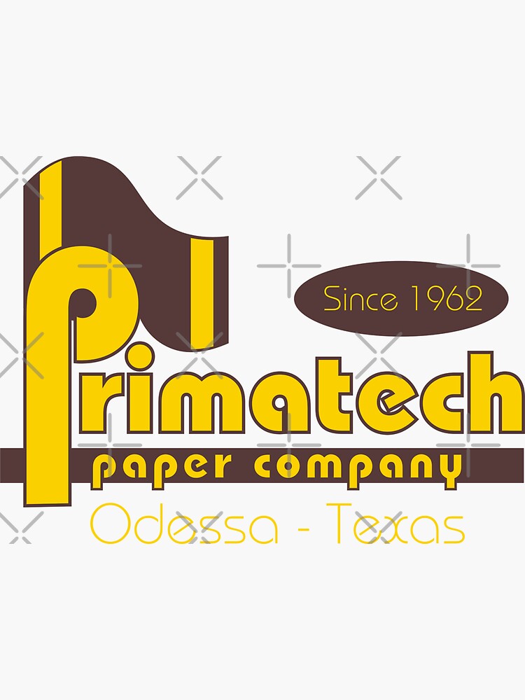 "Primatech Paper Company v2" Sticker for Sale by McPod Redbubble