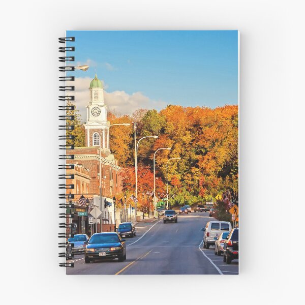 Item preview, Downtown Athol, MA Dressed in Autumn's Colors designed and sold by Mitchell Grosky.