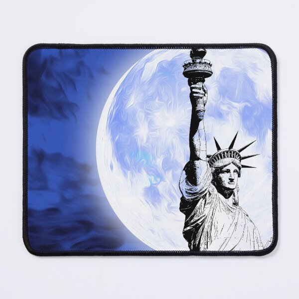 Item preview, Statue Of Liberty In The Moonlight designed and sold by thecooltable.