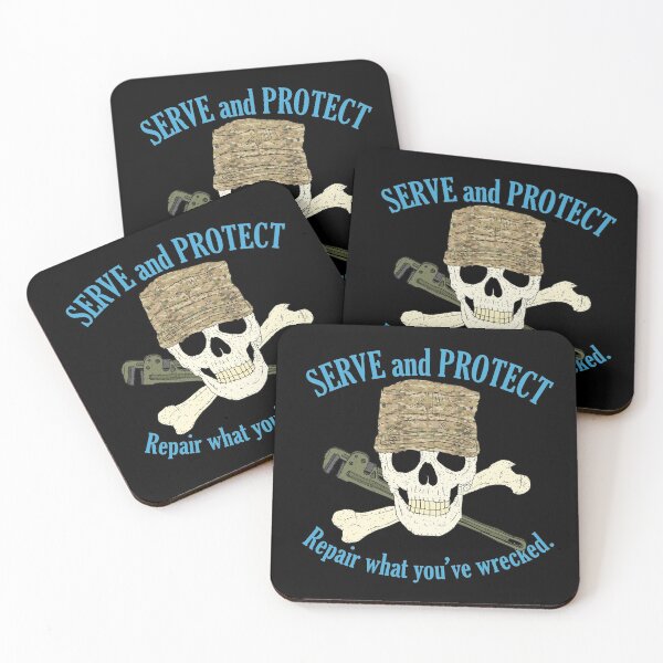 Item preview, serve and protect, repair what you've wrecked. designed and sold by JJadx.