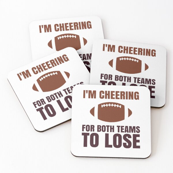 Item preview, I Hope Both Teams Lose, Funny Football Season designed and sold by Maria Garcia.