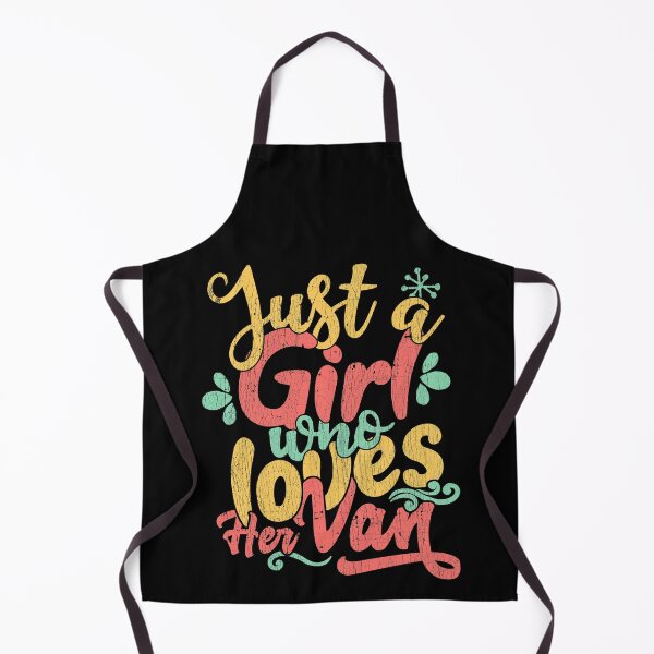 Item preview, Womens Just A Girl Who Loves Her Van Female Courier Gift design designed and sold by theodoros20.