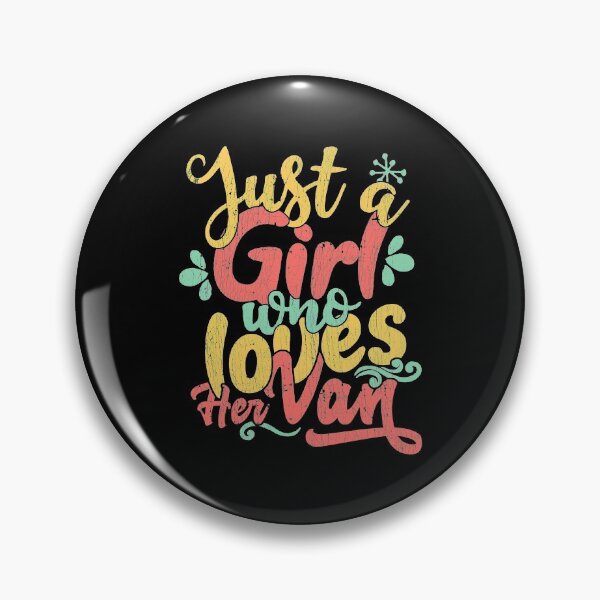 Item preview, Womens Just A Girl Who Loves Her Van Female Courier Gift design designed and sold by theodoros20.
