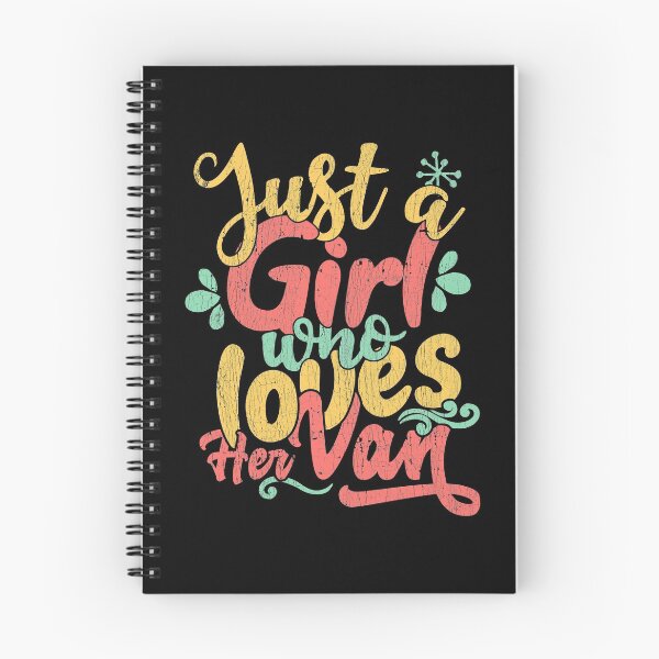 Item preview, Womens Just A Girl Who Loves Her Van Female Courier Gift design designed and sold by theodoros20.