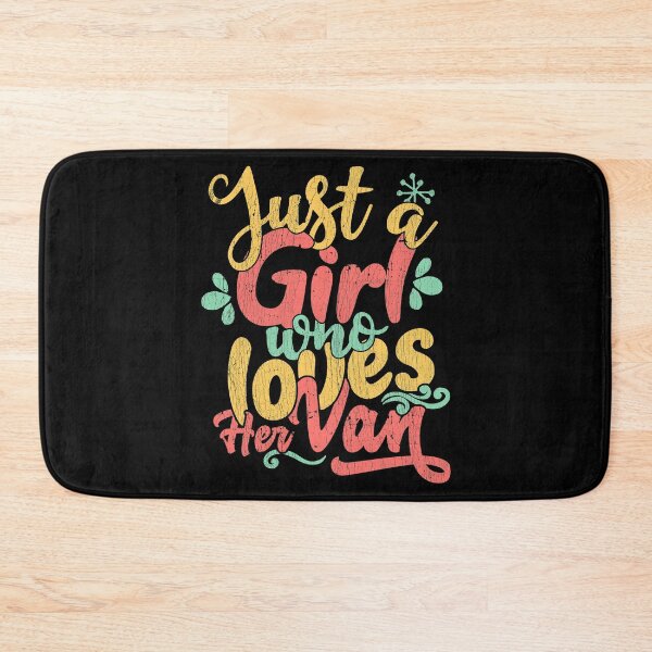 Item preview, Womens Just A Girl Who Loves Her Van Female Courier Gift design designed and sold by theodoros20.