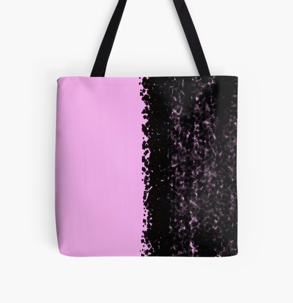 Poisonous Purple Sparkle & Black Roulette Tote