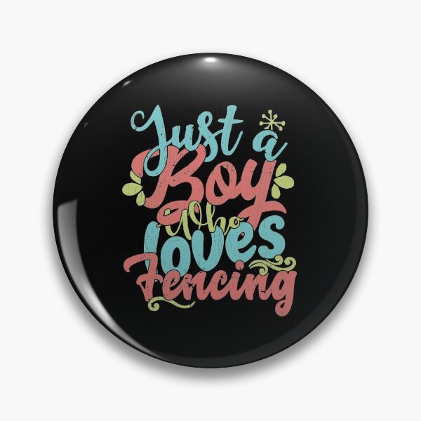 Item preview, Just A Boy Who Loves Fencing Gift graphic designed and sold by theodoros20.